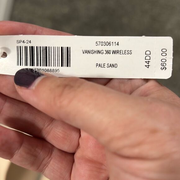 Soma 360 vanishing wireless bra size 44DD - Picture 3 of 3